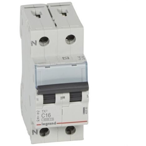 Disjoncteur Automatique TX³ Terciario 1P+N 6kA 10-40 A LEGRAND 403585 16 A
