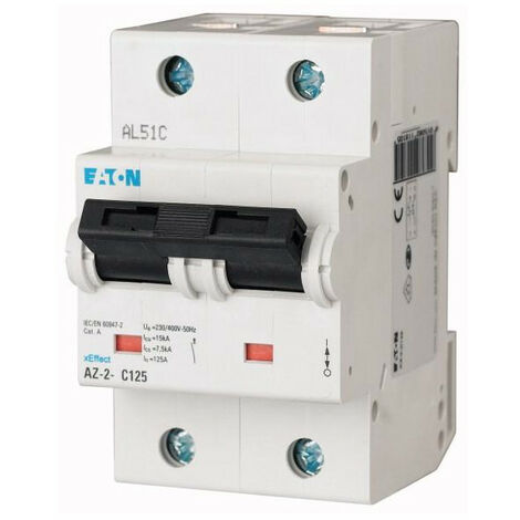 Disjoncteur AZ haut pdc courbe C 2P 100A EATON AZ-2-C100