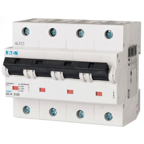 Disjoncteur AZ HPC C,4P,125A 000211812 EATON AZ 4 C125