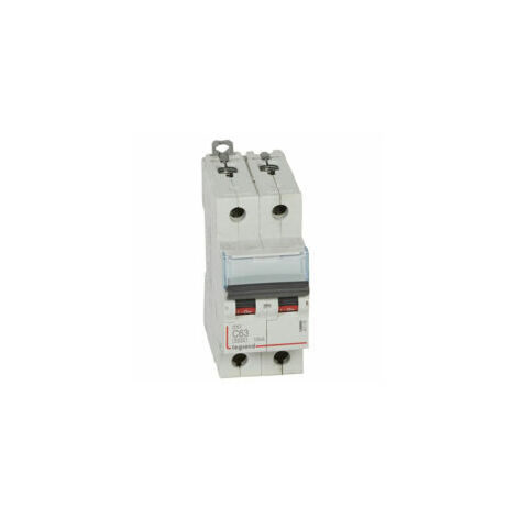 Disjoncteur bipolaire 63A courbe C Vis/Vis- 407790 - Legrand