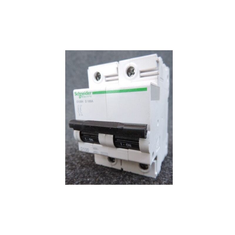 Schneider Electric - Disjoncteur 100A 2P courbe d 15kA C120H schneider A9N18502