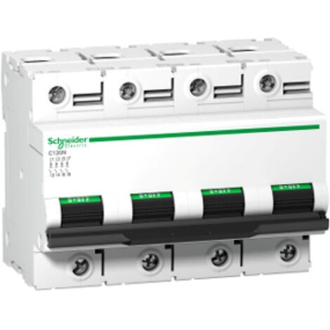 Disjoncteur C120N 4P 63 A, courbe B, 10 kA  - A9N18352