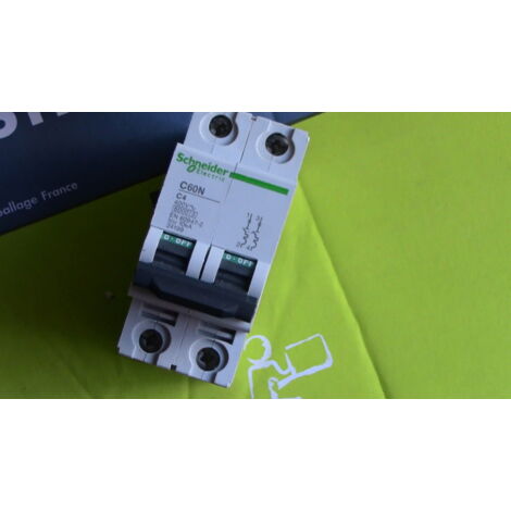 DISJONCTEUR  C60N  2P 2 Poles C 4A  SCHNEIDER    24199