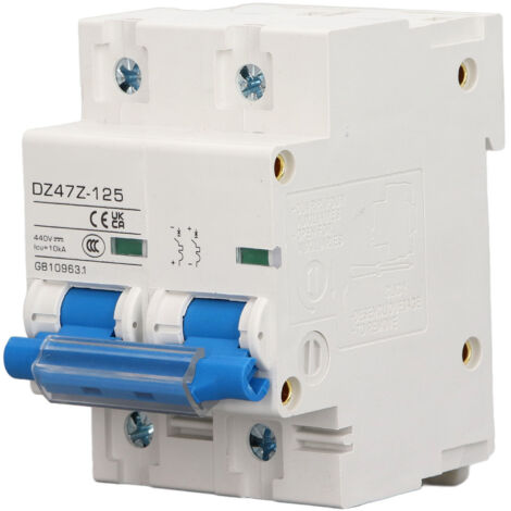Disjoncteur cc 10KA 2P interrupteur de déconnexion cc à courant élevé pour système solaire PV DC440V D125