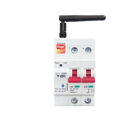 Disjoncteur CC intelligent 2P avec contrôle par application Wi-Fi 63 A