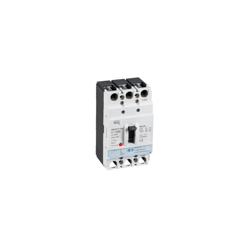 Kanlux - Disjoncteur Compact mccb kmccb - 125A, IP20, 50Hz, 800V, 380/415V, 8000V