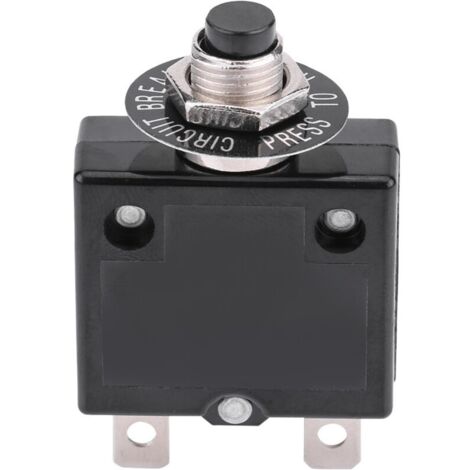 Disjoncteur d'abonné thermique 8A – Protection contre surcharge – Réinitialisation manuelle – Plastique durable pour circuits industriels