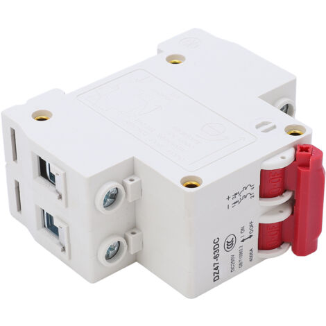 Disjoncteur DC 2P 250V 25A pour Système Solaire Photovoltaïque Résidentiel 4000A
