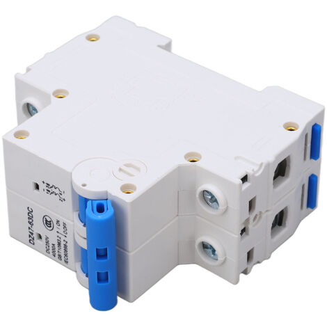 Disjoncteur DC 2P 40A 250V pour Panneaux Solaires, Haute Performance 4KA, Ignifuge et Miniature, Installation Photovoltaïque