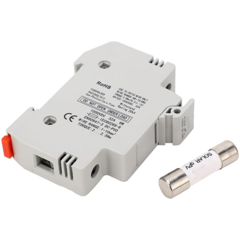 Disjoncteur DC 32A 1000V avec Fusible Photovoltaïque 15A pour Système Solaire