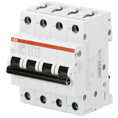DISJONCTEUR DC (S204MUC) 4P 10KA 440VDC K-8A 2CDS274061R0407 ABB 381439