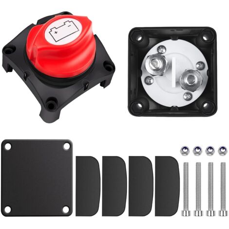 Disjoncteur de batterie 12V 24V 48V 1-2-Pun, interrupteur principal de batterie 275A Yacht bateau camion Bus voiture moto interrupteur de batterie