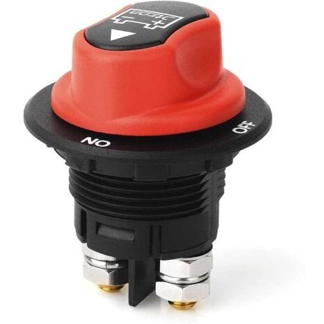 Disjoncteur de batterie moto 12 V 300 A, isolation de batterie jusqu'à 32 V CC, marche/arrêt, disjoncteur de batterie mini voiture 2P SPST