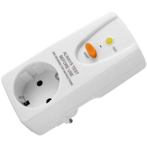 Disjoncteur de Fuite à la Terre 16A GFCI RCD Protection Électrique Domestique Sécurité Personnelle UE