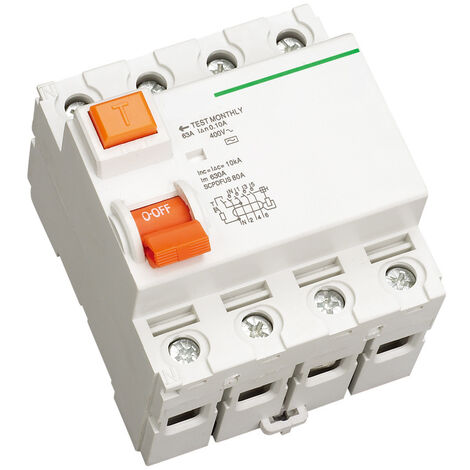 Disjoncteur de fuite ID RCCB ménage 220 v protection contre les fuites triphasées 32a63a avec disjoncteur à interrupteur d'air (4p)