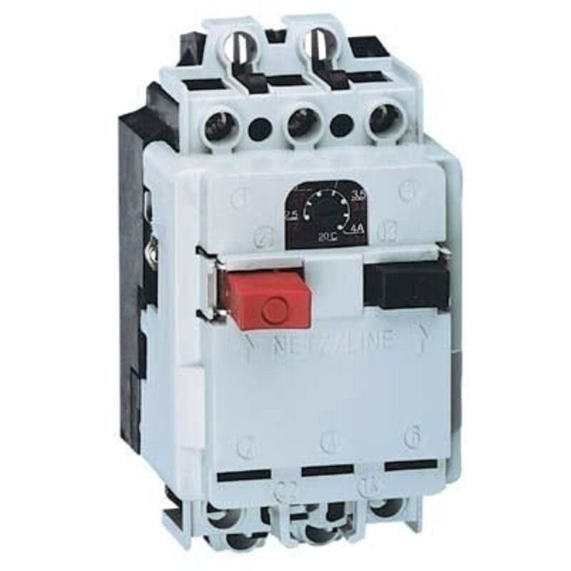 Disjoncteur de moteur 3P 4KW 6,3-10A m 611 n 10 6112-420001 Legrand 5904182640113