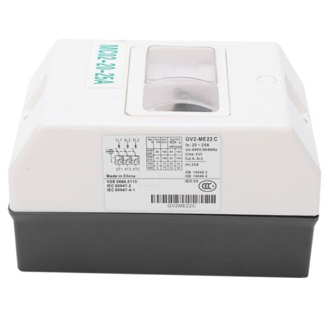 Disjoncteur de Protection de moteur étanche, remplacement de protecteur MC02-20-25A 220V/380V