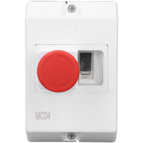 Disjoncteur de Protection moteur IP55, interrupteur de Type bouton étanche avec arrêt d'urgence 6-10A 230/240V 400/415V 500V 690V