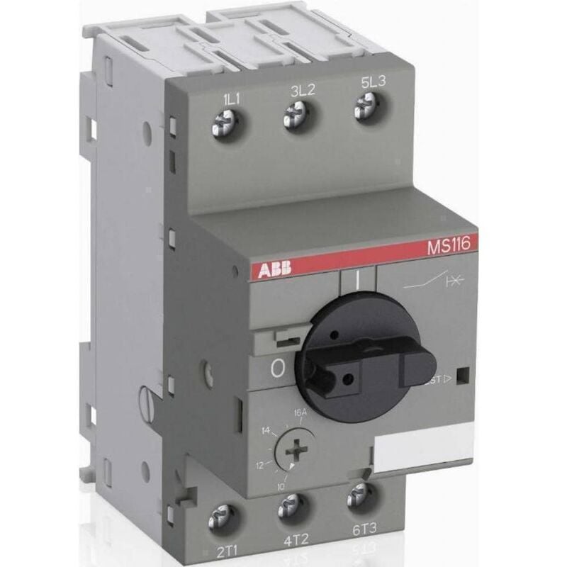Disjoncteur protection moteur ABB ms 116-6,3 1SAM 250 000 R1009