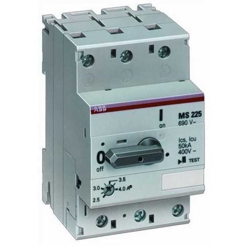 ABB - Disjoncteur de Protection Moteur Triphasé MS225 1,6A (ep 685 0)