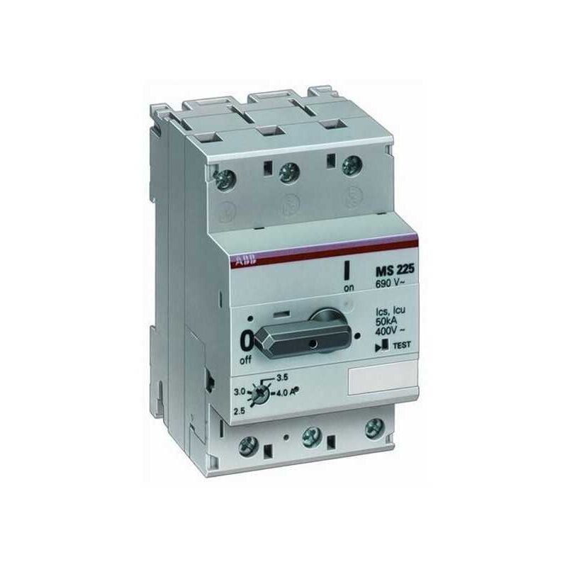ABB - Disjoncteur de Protection Moteur Triphasé MS225 4A (ep 687 6)
