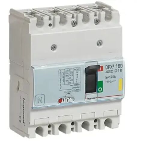 Disjoncteur de puissance 125 A 4 pôles 16 kA DPX3 160 420016