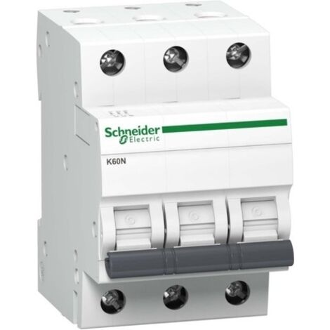 Disjoncteur de surintensité K60N C 10A 3P 3M 6KA ACTI 9 A9K02310