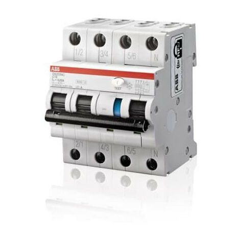 Disjoncteur DIFF. 3P+N droite 16A 10kA cbe C 100mA Type APR Immunisé 2CSR256440R2164 ABB S234962
