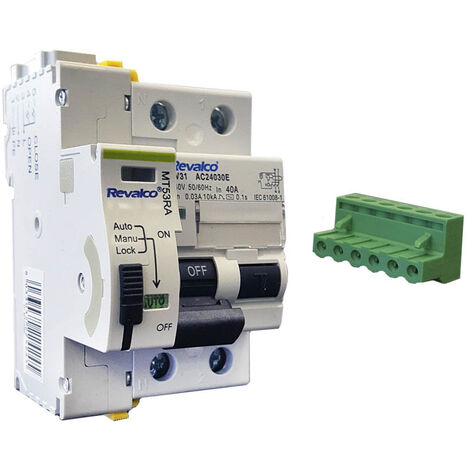 Disjoncteur Différentiel 2p 40a 30ma Ac C/connexion Automatique