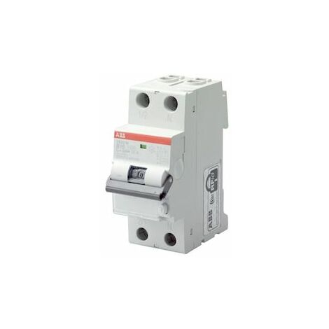 disjoncteur différentiel - abb ds201l - phase neutre - 4.5 ka - 6a - courbe c - 300 ma - type ac - abb 2csr245041r3064