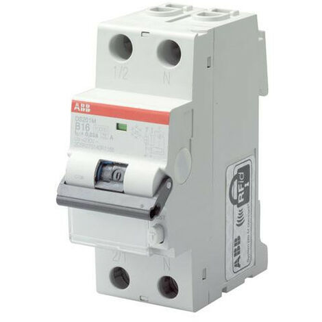 Disjoncteur Différentiel DS201L 1P+N 40A Courbe C 4500A/6kA 30mA Type AC 2CSR245041R1404 ABB 471017