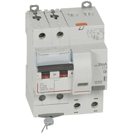 HAGER Disjoncteur Différentiel 10A 30mA Type AC 230V - ADC710F -  DiscountElec