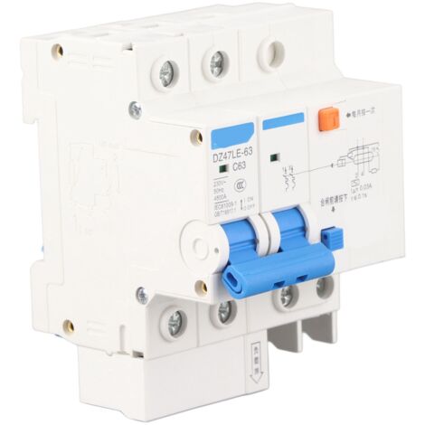 Disjoncteur différentiel DZ47LE-63 2p N C63 230 V 63 A 30 mA