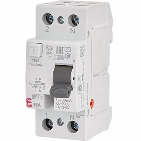 Disjoncteur différentiel EFI6-P2 AC 25/0,03