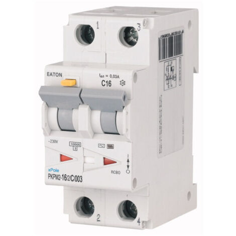 Disjoncteur différentiel PKP 2X16A 30mA type AC/ courbe C (000111625)