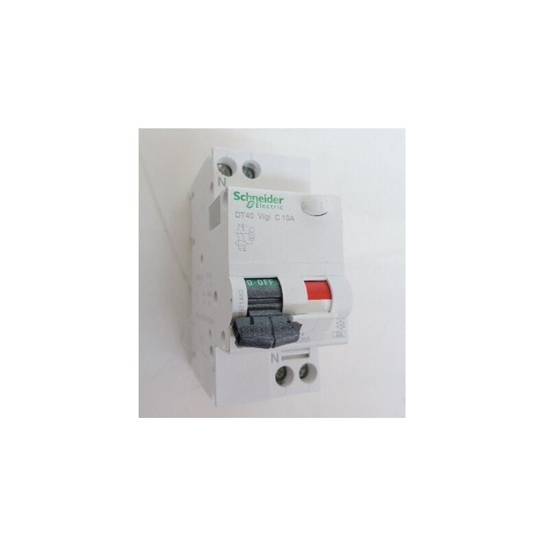 Schneider Electric - Disjoncteur différentiel 10A 1P+N courbe c 6kA protection 30mA type a si Vigi ProDis DT40 schneider A9N21440