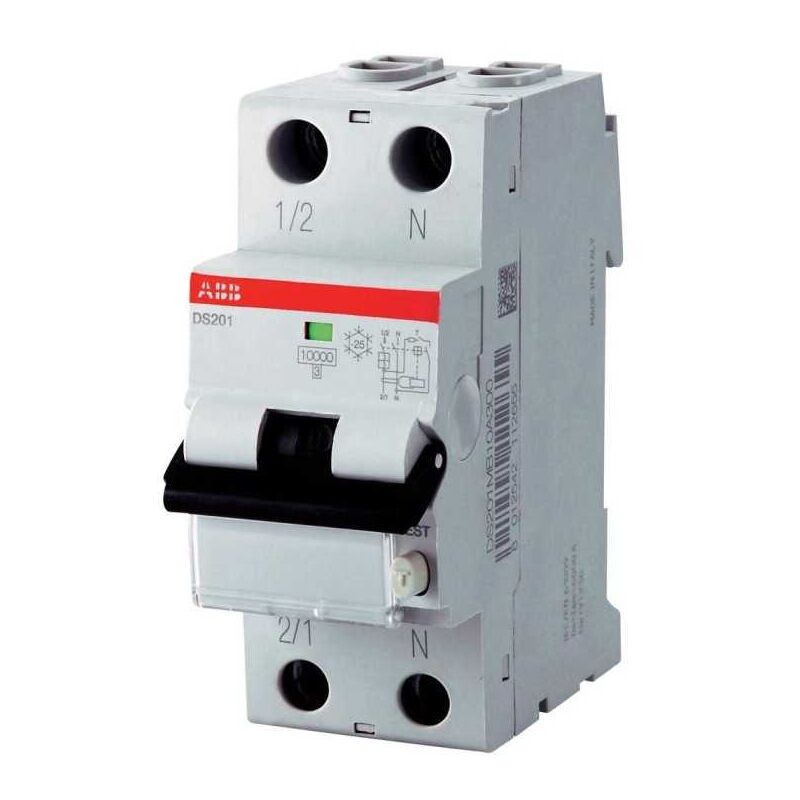 Disjoncteur Différentiel Magnéto-thermique DS201 C10 A30 1P+N (DS1C10A30)