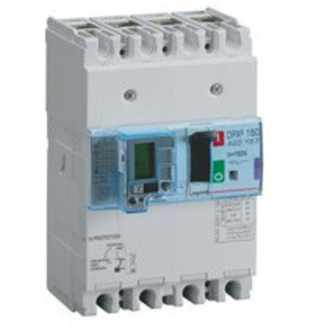 Disjoncteur DPX³ 160 magnétothermique + différentiel 4P 160 A 50 kA - LEG420157