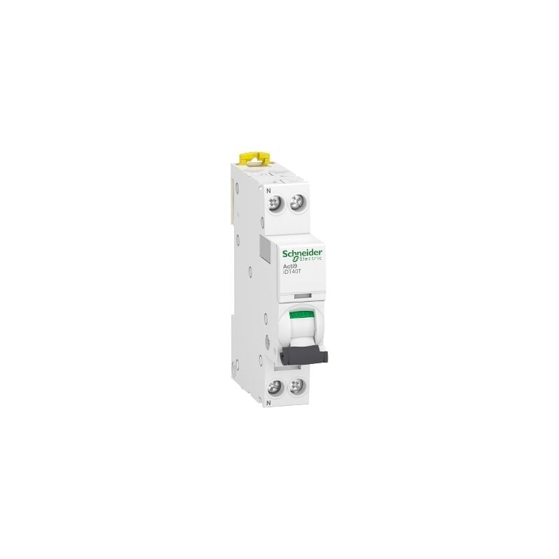 Schneider Electric - Acti9 IDT40 A9P22625 disjoncteur modulaire - 1P+N - 25A - courbe c - 4500A/6kA