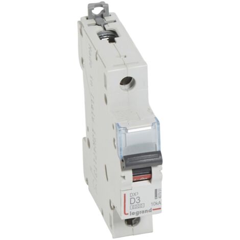 DISJONCTEUR DX3 1P D3 6000A/10KA LEGRAND 407951