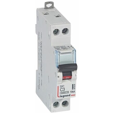 DISJONCTEUR DX3 1P+NG C3 6000A/10KA LEGRAND 407694