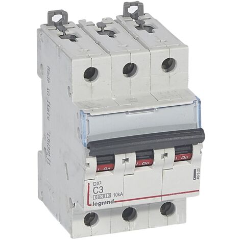 DISJONCTEUR DX3 3 POLES C3 6000A/10KA LEGRAND 407823