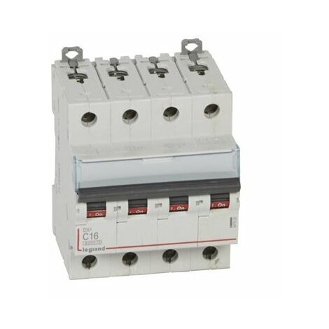 Disjoncteur DX3 6/10kA-C 4P 16A