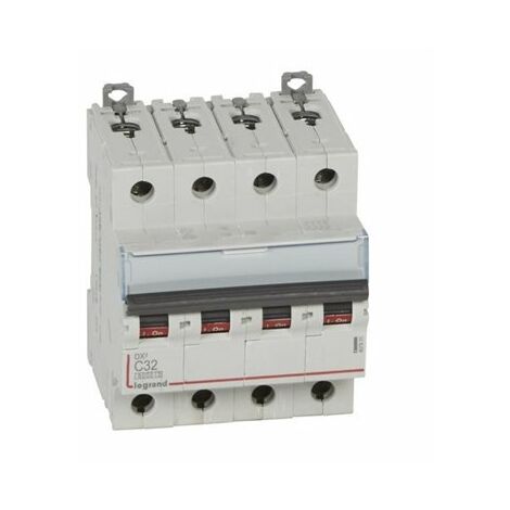 Disjoncteur DX3 6/10kA-C 4P 32A