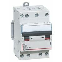 Disjoncteur DX3 6000 - 10KA - Tétrapolaires - 10P - 20A courbe C Vis/Vis- 407899 - Legrand