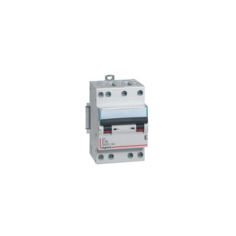 Disjoncteur DX³6000 10kA à vis 4 Pôles 400V 16A courbe D pour peigne HX³ LEGRAND 408126