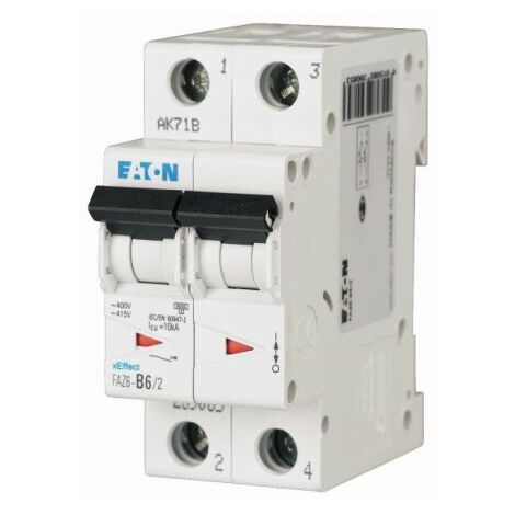 Disjoncteur Eaton Eaton Moeller 2P, 40A, montage rail DIN ( Prix pour 1 )