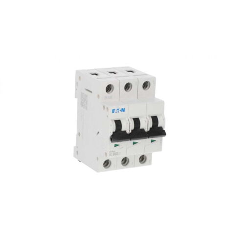 Disjoncteur Eaton Eaton Moeller 3P, 32A, pouvoir de coupure 10 kA, montage rail DIN ( Prix pour 1 )