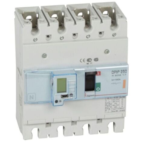 Disjoncteur électronique DPX³250 pouvoir de coupure 25kA 400V - 4P - 160A - LEGRAND