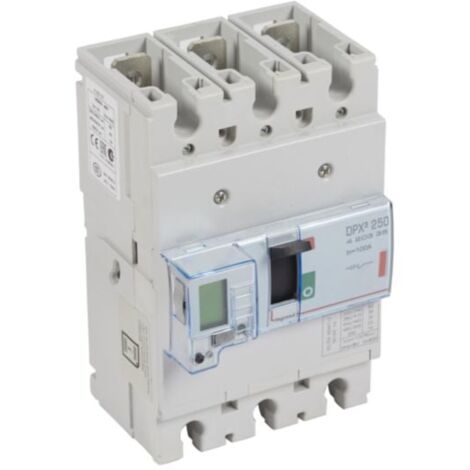 Disjoncteur électronique DPX³250 pouvoir de coupure 36kA 400V - 3P - 100A - LEGRAND